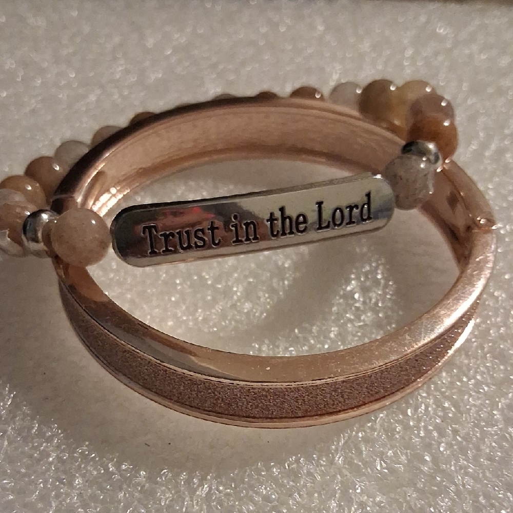 Silver and Gold Inspirational Bracelets